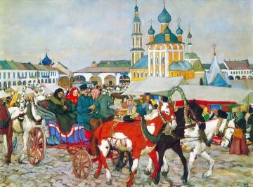 トリプル・イン・ウグリチ 1913 1 コンスタンチン・ユオン ロシア語 Oil Paintings
